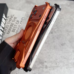 Racing Car Metal Frameless 360 Rotation Holder Magnetic Phone Case, For iPhone 17 Pro Max, For iPhone 17 Pro