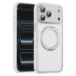 Vegan Leather Magnetic Phone Case with 360 Degrees Rotating Stand, For iPhone 17 Pro Max, For iPhone 17 Pro, For iPhone 17