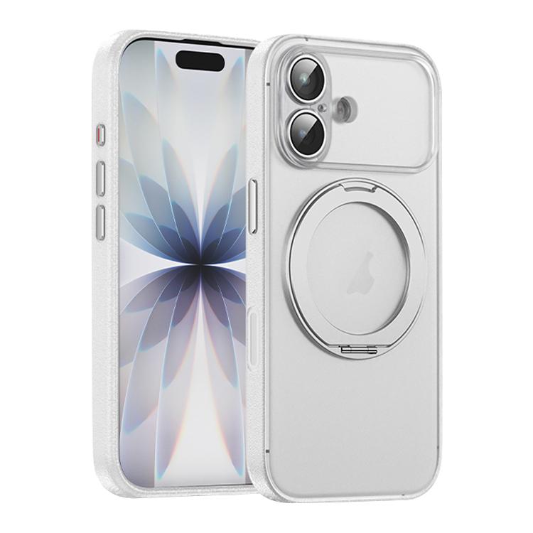 Vegan Leather Magnetic Phone Case with 360 Degrees Rotating Stand, For iPhone 17 Pro Max, For iPhone 17 Pro, For iPhone 17