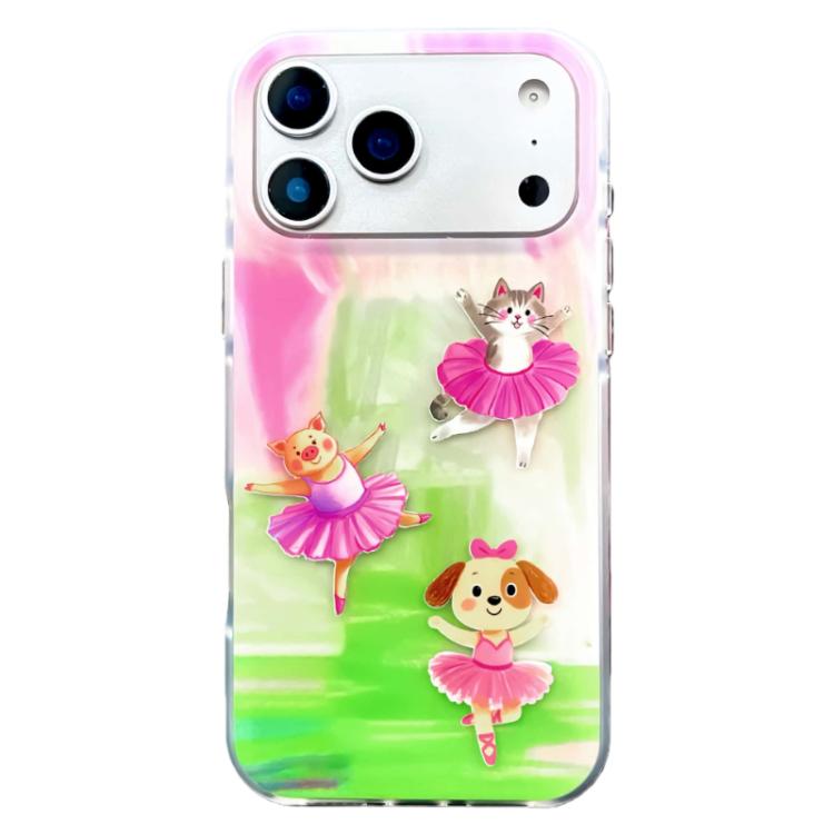 Rounded Edge IMD Pattern TPU Phone Case, For iPhone 18 Pro / 17 Pro, For iPhone 18 Pro Max / 17 Pro Max, For iPhone 17