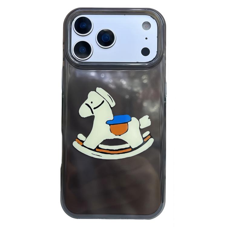 Rounded Edge IMD Pattern TPU Phone Case, For iPhone 18 Pro / 17 Pro, For iPhone 18 Pro Max / 17 Pro Max, For iPhone 17