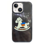 Rounded Edge IMD Pattern TPU Phone Case, For iPhone 15 Pro Max, For iPhone 15 Pro, For iPhone 15