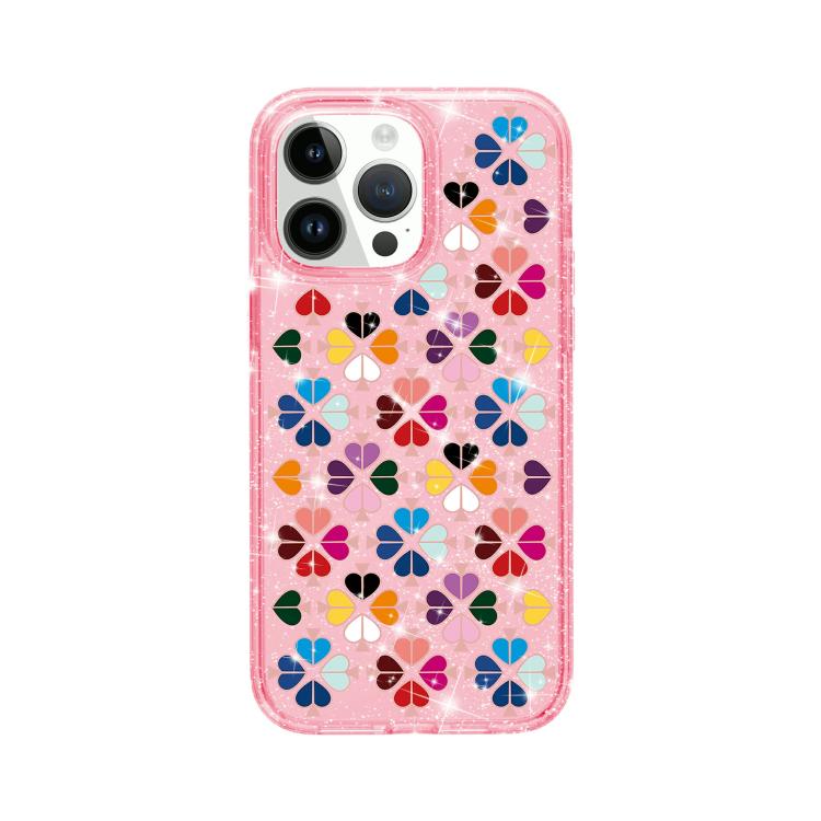 Glittering Crystal Red Heart Pattern Phone Case, For iPhone 15, For iPhone 14 Plus, For iPhone 14, For iPhone 14 Pro, For iPhone 14 Pro Max, For iPhone 13 Pro Max, For iPhone 13 Pro, For iPhone 13