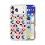 Transparent Crystal Red Heart Pattern Phone Case, For iPhone 17 Pro Max, For iPhone 17 Pro