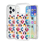 Transparent Crystal Red Heart Pattern Phone Case, For iPhone 18 Pro / 17 Pro, For iPhone 18 Pro Max / 17 Pro Max