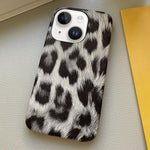 Leopard Print Leather-Textured PU Phone Case, For iPhone 13 Pro, For iPhone 13, For iPhone 12, For iPhone 12 Pro Max, For iPhone 12 Pro, For iPhone 11 Pro Max, For iPhone 11, For iPhone 11 Pro