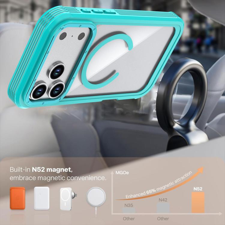 Acrylic Full Coverage Magnetic Phone Case with Back Clip, For iPhone 17 Pro Max, For iPhone 17 Pro, For iPhone 17, For iPhone Air, For iPhone 16 Pro Max, For iPhone 16 Pro