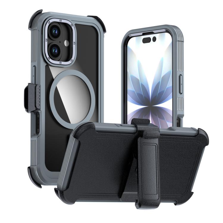 Acrylic Full Coverage Magnetic Phone Case with Back Clip, For iPhone 17 Pro Max, For iPhone 17 Pro, For iPhone 17, For iPhone Air, For iPhone 16 Pro Max, For iPhone 16 Pro