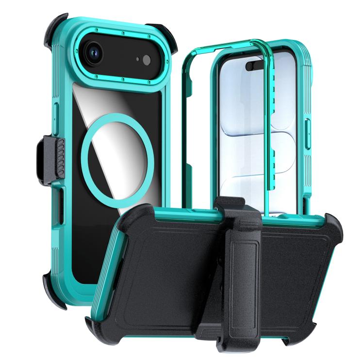 Acrylic Full Coverage Magnetic Phone Case with Back Clip, For iPhone 17 Pro Max, For iPhone 17 Pro, For iPhone 17, For iPhone Air, For iPhone 16 Pro Max, For iPhone 16 Pro