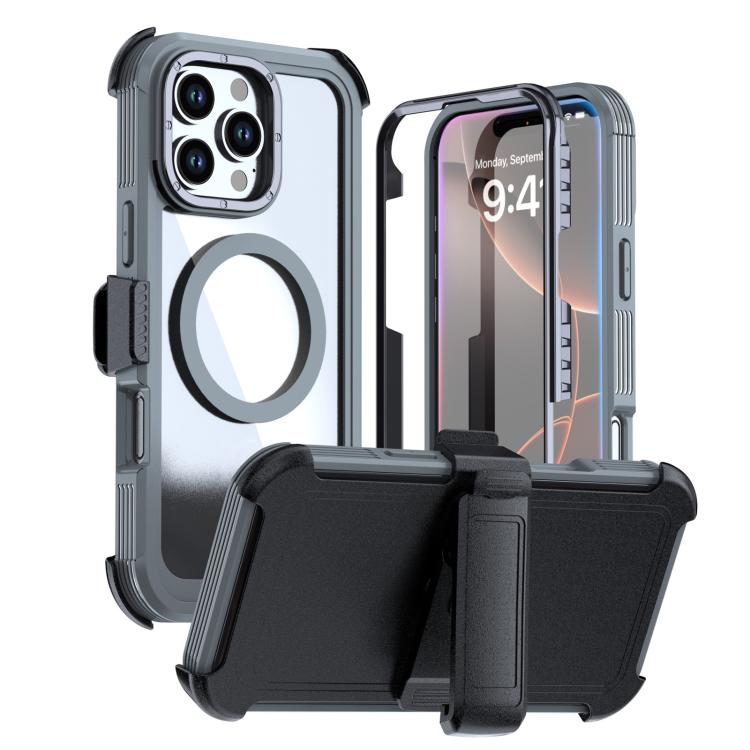 Acrylic Full Coverage Magnetic Phone Case with Back Clip, For iPhone 17 Pro Max, For iPhone 17 Pro, For iPhone 17, For iPhone Air, For iPhone 16 Pro Max, For iPhone 16 Pro