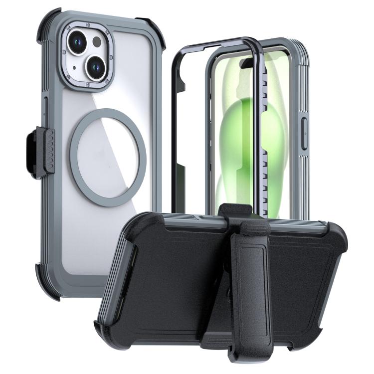 Acrylic Full Coverage Magnetic Phone Case with Back Clip, For iPhone 14 / 13, For iPhone 14 Pro, For iPhone 14 Pro Max, For iPhone 13 Pro Max, For iPhone 13 Pro, For iPhone 12 / 12 Pro