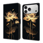 Crystal-Like Painted Vegan Leather Phone Case, For iPhone 17e / 16e, For iPhone 17 Pro Max, For iPhone 17 Pro, For iPhone 17