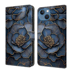 Crystal-Like Painted Vegan Leather Phone Case, For iPhone 15 Pro Max, For iPhone 15 Pro, For iPhone 14 / 13, For iPhone 14 Pro
