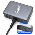 600W USB-C / Type-C and USB-A 8-Port High Power GaN Desktop Fast Charger, EU Plug, US Plug, UK Plug, AU Plug