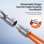 DUX DUCIS LCBA Series 27W Type-C to 8 Pin Lanyard Fast Charging Data Cable, Length: 30cm, Type-C to 8 Pin