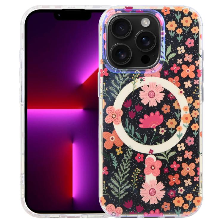 IMD Blue Light Jungle Series Magnetic Phone Case, For iPhone 13 Pro Max, For iPhone 13 Pro