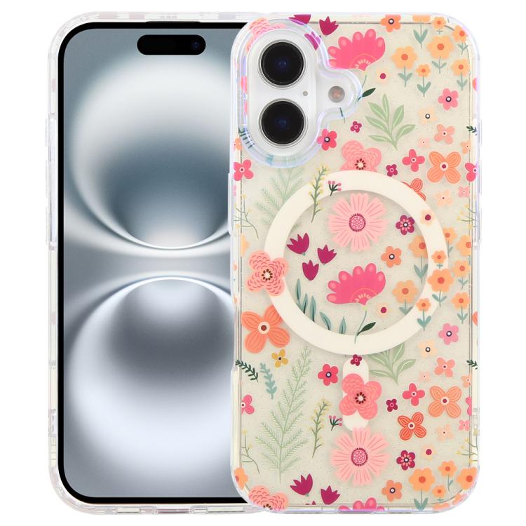IMD Blue Light Jungle Series Magnetic Phone Case, For iPhone 16, For iPhone 15 Pro Max, For iPhone 15 Pro, For iPhone 15 Plus / 14 Plus, For iPhone 15, For iPhone 14 / 13, For iPhone 14 Pro, For iPhone 14 Pro Max