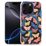 IMD Blue Light Jungle Series Magnetic Phone Case, For iPhone 17e / 16e, For iPhone 17 Pro Max, For iPhone 17 Pro, For iPhone 17, For iPhone Air, For iPhone 16 Pro Max, For iPhone 16 Pro, For iPhone 16 Plus