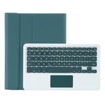 T098B-A Pressed Skin Texture TPU Detachable Candy Colors Bluetooth Keyboard Protective Case for iPad Air 11 2024 / 2025 / Air 4 10.9 inch 2020, with Stand & Pen Slot & Touch, T098B-A
