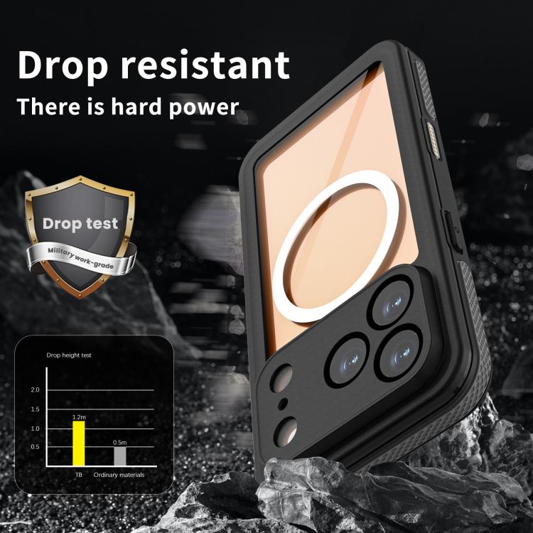 RedPepper V Series IP68 Waterproof Magnetic Phone Case, For iPhone 17 Pro, For iPhone 17