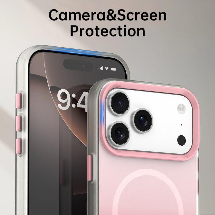 Candy Gradient Series 3 in 1 Hybrid Magnetic Phone Case, For iPhone 15 Pro Max, For iPhone 15 Pro, For iPhone 15 Plus, For iPhone 15, For iPhone 14 Plus, For iPhone 14, For iPhone 14 Pro, For iPhone 14 Pro Max
