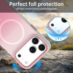 Candy Gradient Series 3 in 1 Hybrid Magnetic Phone Case, For iPhone 16 Pro, For iPhone 16 Plus, For iPhone 16, For iPhone 15 Pro Max, For iPhone 15 Pro, For iPhone 15 Plus, For iPhone 15, For iPhone 14 Plus