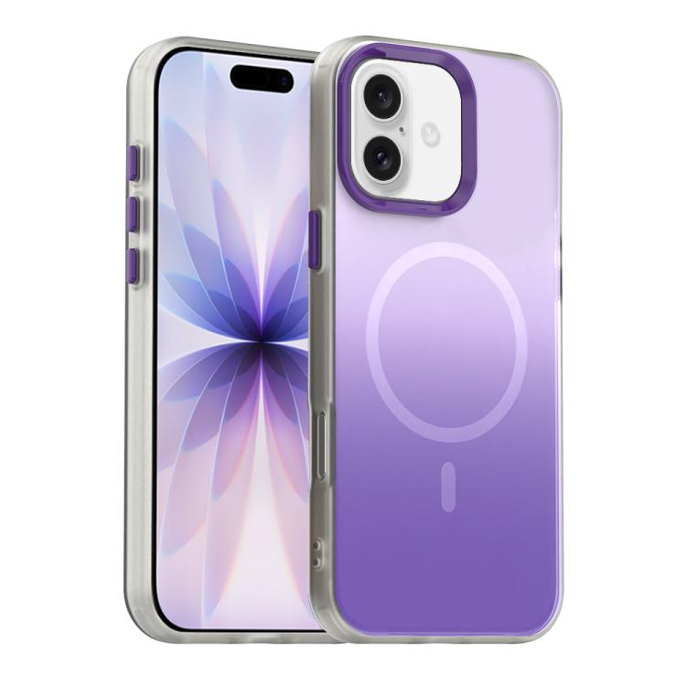 Candy Gradient Series 3 in 1 Hybrid Magnetic Phone Case, For iPhone 17 Pro Max, For iPhone 17 Pro, For iPhone 17, For iPhone Air, For iPhone 16 Pro Max, For iPhone 16 Pro, For iPhone 16 Plus, For iPhone 16