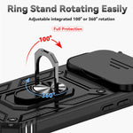 XDcase Sliding Camshield Ring Holder Magnetic Phone Case, For iPhone 17 Pro Max, For iPhone 17 Pro, For iPhone 17, For iPhone Air