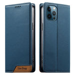 Dierfeng Splicing Strong Magnetic RFID Vegan Leather Phone Case, For iPhone 14 Pro Max, For iPhone SE 2022 / SE 2020 / 8 / 7, For iPhone 13 Pro Max, For iPhone 13 Pro, For iPhone 13 mini, For iPhone 12 / 12 Pro, For iPhone 12 Pro Max, For iPhone 12 mini