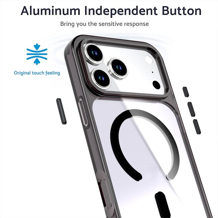 Crystal Colorful Magnetic Phone Case, For iPhone 17 Pro Max, For iPhone 17 Pro