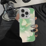 Butterfly Pattern Silver Plating PC Hybrid TPU Phone Case, For iPhone 15, For iPhone 14 Plus, For iPhone 14, For iPhone 14 Pro, For iPhone 14 Pro Max, For iPhone SE 2022 / SE 2020