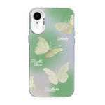 Butterfly Pattern Silver Plating PC Hybrid TPU Phone Case, For iPhone 12 mini, For iPhone 11 Pro Max, For iPhone 11, For iPhone 11 Pro, For iPhone XS / X, For iPhone XR