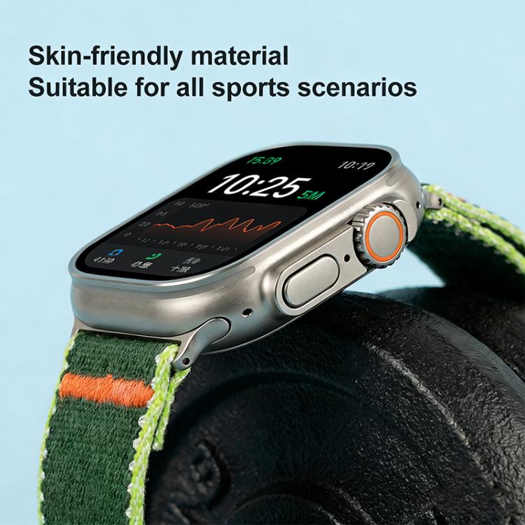 xDfind Nylon Wild Path Parachute Buckle Watch Band, For Apple Watch 42 / 44 / 45 / 46 / 49mm, For Apple Watch 38 / 40 / 41 / S11 42mm