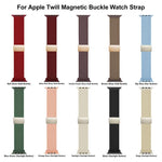 xDfind Nylon Twill Texture Magnetic Buckle Watch Band, For Apple Watch 42 / 44 / 45 / 46 / 49mm, For Apple Watch 38 / 40 / 41 / S11 42mm