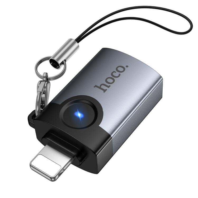 hoco Victory UA46 8 Pin Male to USB Female Adapter, UA46