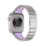One-bead Waist Stainless Steel Norman Buckle Magnetic Watch Band, For Apple Watch 46mm / 49mm / 45mm / 44mm, For Apple Watch 42mm / 41mm / 40mm / 38mm