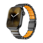 One-bead Waist Stainless Steel Norman Buckle Magnetic Watch Band, For Apple Watch 46mm / 49mm / 45mm / 44mm, For Apple Watch 42mm / 41mm / 40mm / 38mm