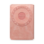 Denior V08+1 Retro Vegan Leather Texture Magnetic Wallet Card Holder Bag