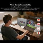 Blackview DCM8 15.3 inch Dual Display Portable Laptop LCD Monitors Screen Extender with Stand, DCM8