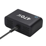 YMX-615-LCD470W 4xType-C and 2xUSB 470W GaN Multi-Function Charger, AU Plug, EU Plug, UK Plug, US Plug