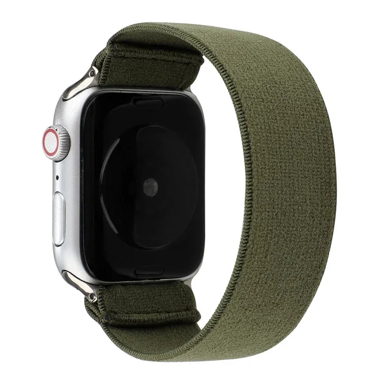 Solid Color Silicone Replacement Strap Watchband, For Apple Watch Series 7  41mm / & 6 & SE & 5 & 4 40mm, For Apple Watch Series  7  45mm / & 6 & SE & 5 & 4 44mm