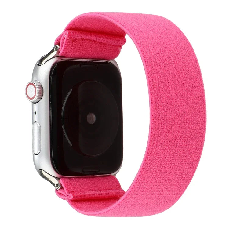 Solid Color Silicone Replacement Strap Watchband, For Apple Watch Series 7  41mm / & 6 & SE & 5 & 4 40mm, For Apple Watch Series  7  45mm / & 6 & SE & 5 & 4 44mm