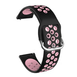 For Samsung Galaxy Watch Active2 44mm Two-color Silicone Replacement Strap Watchband