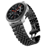 Five Beads Steel Replacement Strap Watchband, 20mm For Samsung Galaxy Watch 3 41mm, 22mm For Samsung Galaxy Watch 3 45mm, 20mm For Amazfit GTR 2 / Amazfit GTR 47mm, 22mm For Amazfit GTR 42mm, 20mm For Huawei Watch GT 2 42mm                             ...