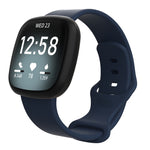 For Fitbit Versa 3 / Sense Silicone Replacement Strap Watchband, Size: S, Size: S