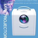 Q2 LED 1080P Mini Portable Projector Children Projector, EU Plug, US Plug, UK Plug, AU Plug