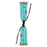 Bohemian Style Soft Ceramic Beaded Strap For Apple Series 6 & SE & 5 & 4 44mm / 3 & 2 & 1 42mm, For Apple Series 7 45mm / 6 & SE & 5 & 4 44mm / 3 & 2 & 1 42mm