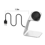 For Samsung R500 / Galaxy Watch 3 Universal Aluminum Alloy Magnetic Charger Holder with Chip Protection, Support Fast Charging, For Samsung R500