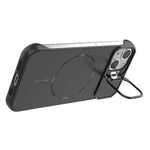 Frameless Half-Wrapped PC Magnetic Phone Case, For iPhone 13