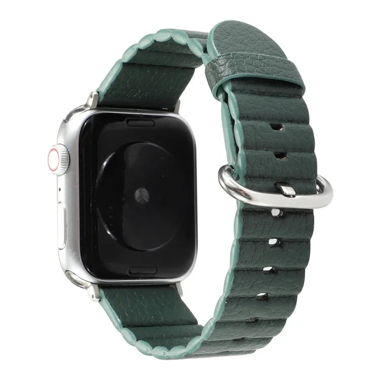 Loop Stripes Replacement Strap Watchband with Iron Buckle, For Apple Watch Series 7  41mm / & 6 & SE & 5 & 4 40mm, For Apple Watch Series  7  45mm / & 6 & SE & 5 & 4 44mm